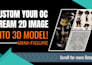 create custom lowpoly your character 3d modeling
